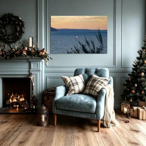 Cuadro de paisaje de montaña para decorar tu salón con naturaleza, 30x45cm 3