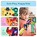 PicassoTiles 50pcs Magnetic Tiles Marble Run for Kids Race Track Toy Marble Maze Sensory Toys for Toddlers STEM Educational Set Magnet Building Blocks Construction Building Tiles Boys Girls 3+ PTG50