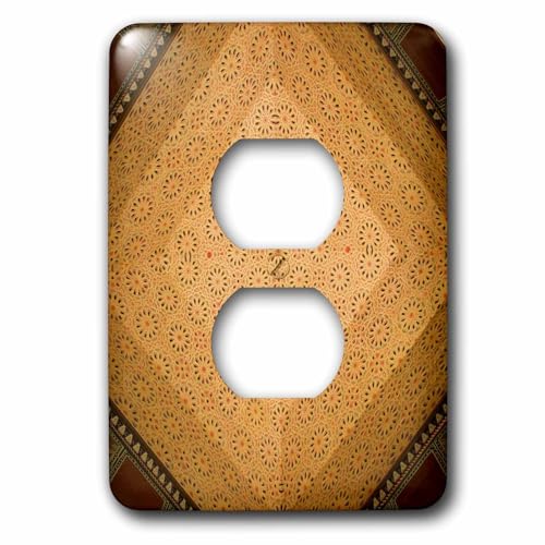 Plaque double prise de courant 3Drose Maroc Safi design - 2