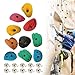 kowaku 10 Pack of Climbing Holds for Rock Wall, Ideal for and Training, with Back Nail Screw