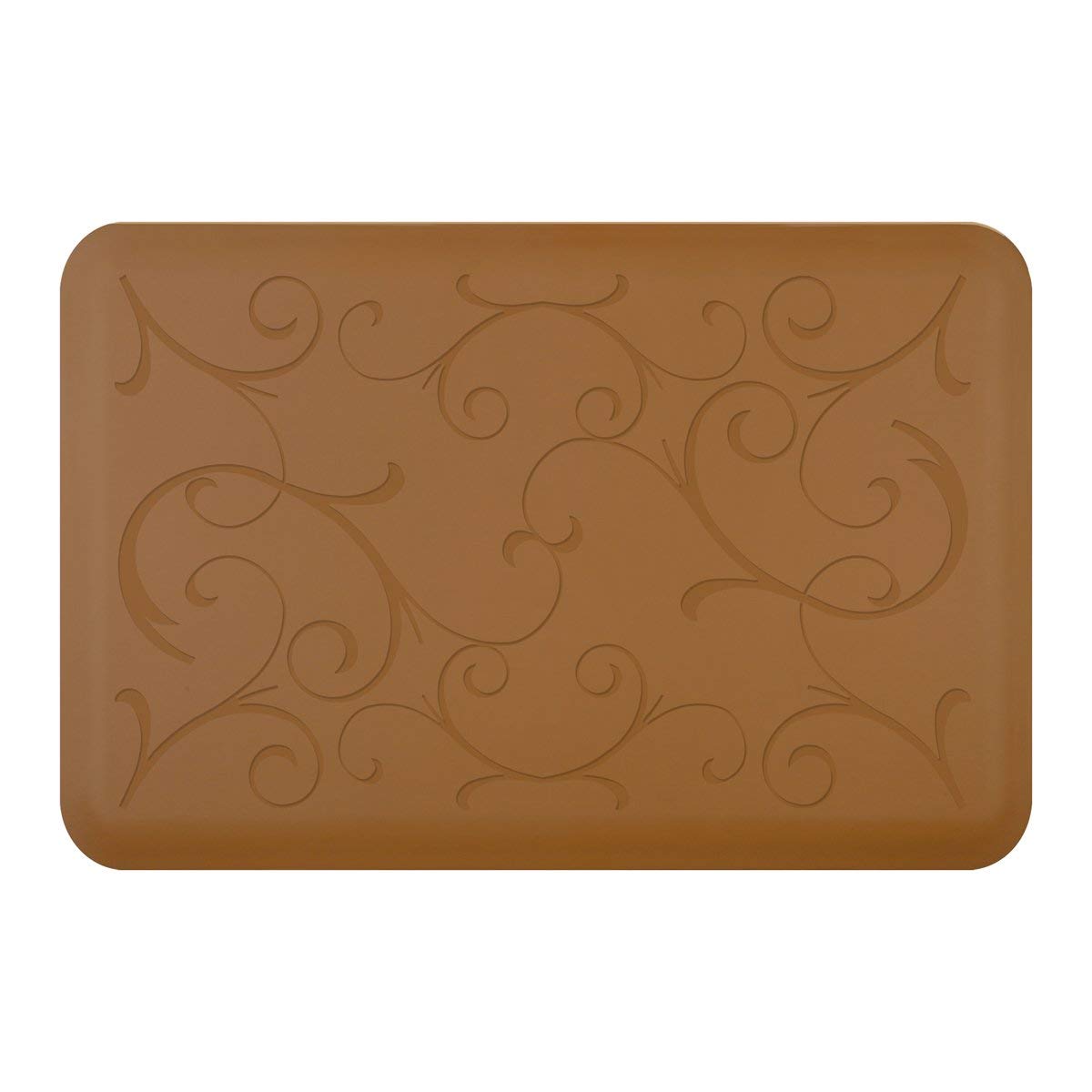 Premium Anti-Fatigue Mat Task Aid Color: Tan, Size: 2' H x 3' W