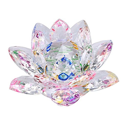 OwnMy Crystal Lotus Flower Home Decor