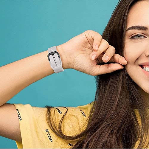 Image of 22mm Silicone Replacement Rubber Sport Watch Band Strap Compatible with for Realme Watch S / Realme Watch S Pro / Realme Watch 2 Pro (Grey)