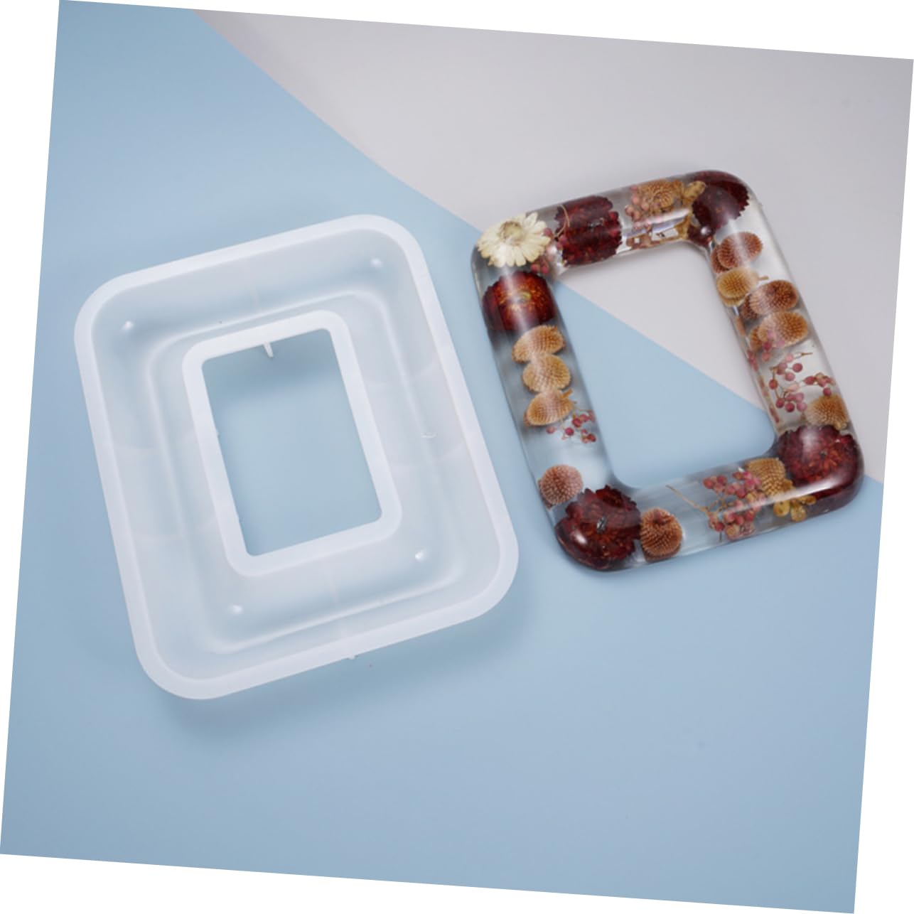IWOWHERO Silicone Photo Frame Molds Molds for Photo Frame Making Easy Demolding