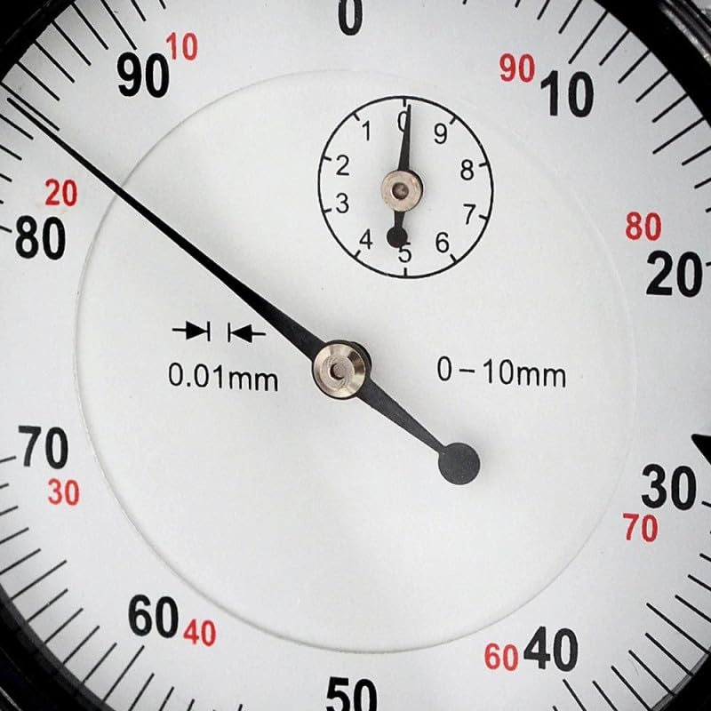 Comparateur mécanique de qualité - Cadran 58 mm de diamètre, Course de 30 mm