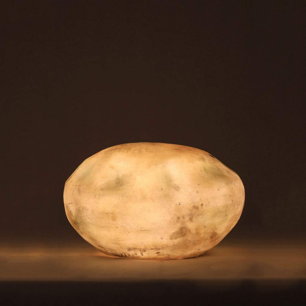 Lampada Stigma creativa a risparmio energetico di qualità impermeabile Luci da cortile luminose per esterni con ciottoli luminosi, Lampada stigma antiruggine IP44 antipioggia per giardino, prato,