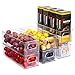 Organizer Frigorifero, Contenitori Frigo Trasparente Set di 6 Pezzi, Cassetti per Frigoriferi di Alta Qualità BPA-Free, Organizzatori per Dispensa Impilabile per Frutta e Verdura