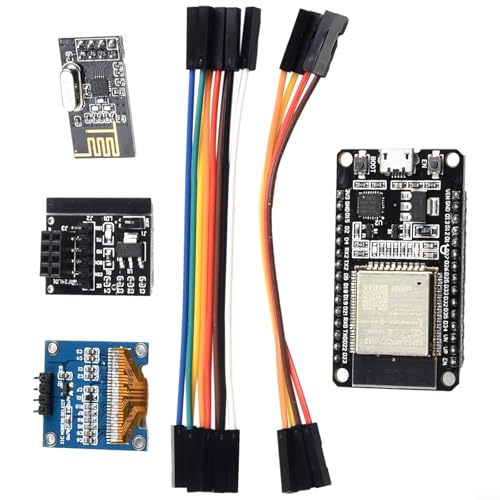 Jotekonoby OpenDTU Solar Datenübertragungseinheit Kit für Hoymiles Wechselrichter ESP32 NRF24L01+ OLED-Anzeigemodul kompatibel mit HM300 HM350 HM400 HM600 HM700 HM800