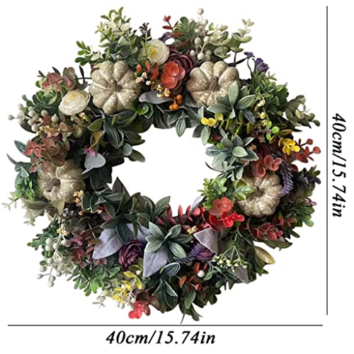 Couronne d'eucalyptus à offrir pour une décoration d'automne