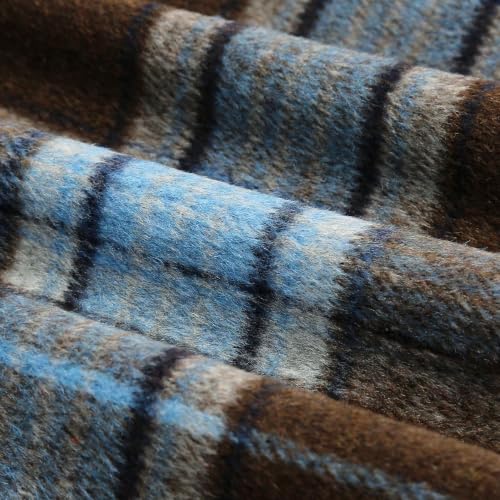 Image of IDEALSANXUN Womens High Waist Plaid Skirt Bodycon Pencil Wool Mini Skirts