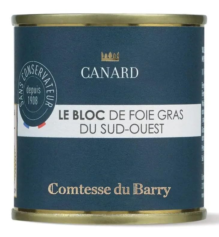 Comtesse du Barry - (Géographique Protégée IGP) Duck Foie Gras Block - 3.52oz Tin