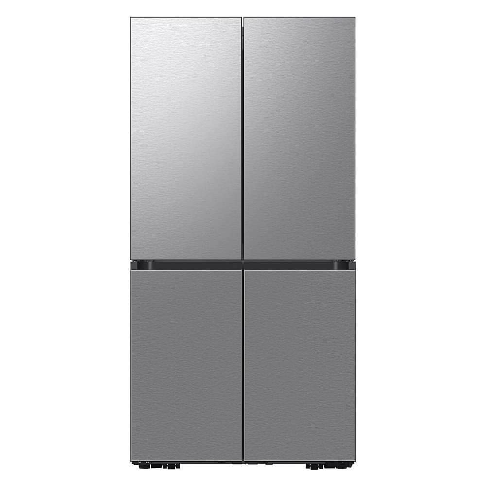 Samsung RAF18DBBQL Bespoke 4-Door Flex Refrigerator Panel - Bottom Panel - Stainless Steel on Fridge.com
