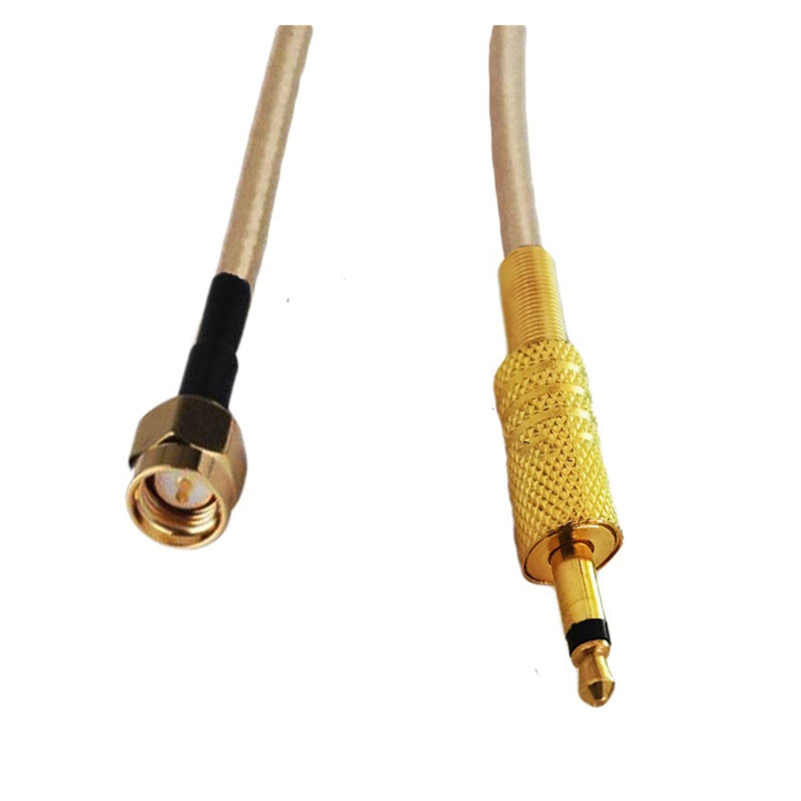 Qingqing Store SMA. Męski do 3,5 mm Mono 1/8 "Male Fit CCTV. Antena monitora kamery. RG316. Kabel Pigtail 15/20/30/50 cm 1/2/3/5 / 10m (Color : 10m)