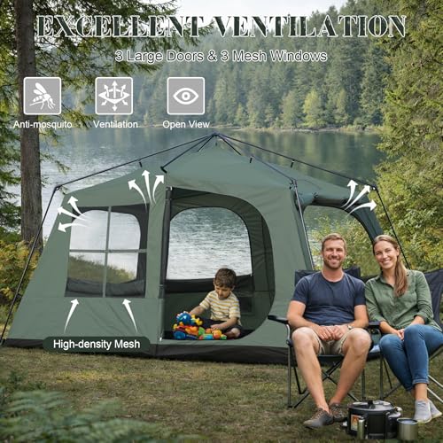 Carpa para camping Castle Unicorn para 6-8 personas miniatura 5