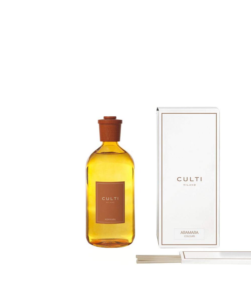 Culti Stile Colours Diffusor Aramara, in der Farbe Orange, Duftnote: fruchtig und floral, Inhalt: 1000ml, Größe: 24 x 9,4cm