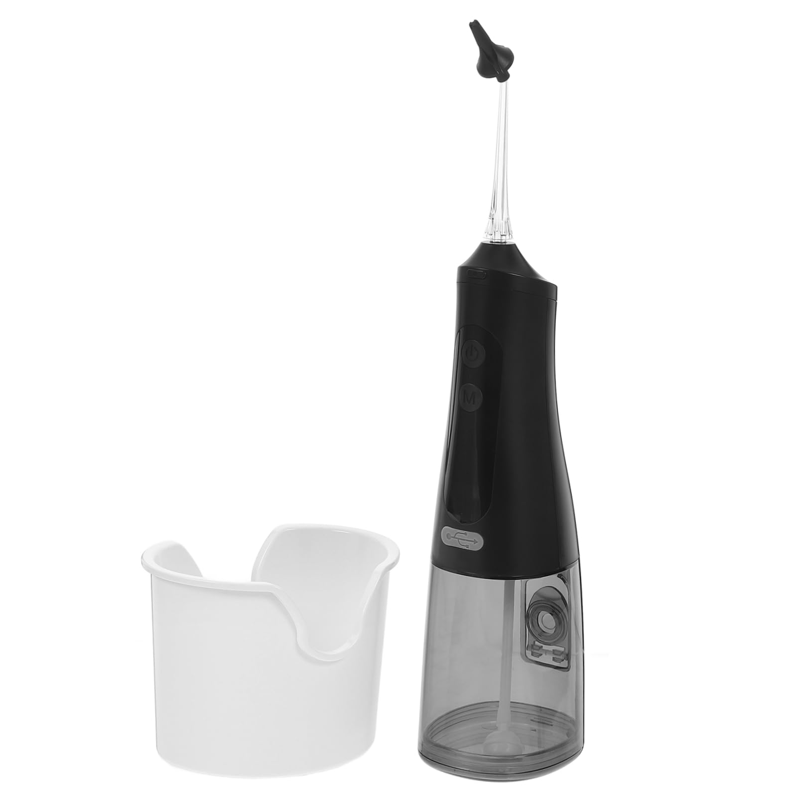 Kit de Nettoyage des Oreilles Électrique, 350ml, Ipx7, Pliable Noir