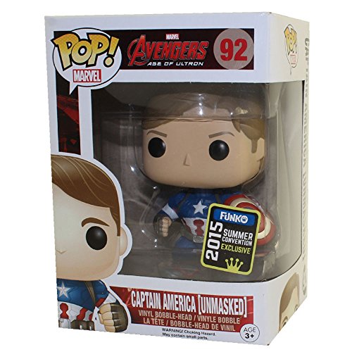 Sale Unmasked Captain America Funko Pop! 2015 Convention Exclusive