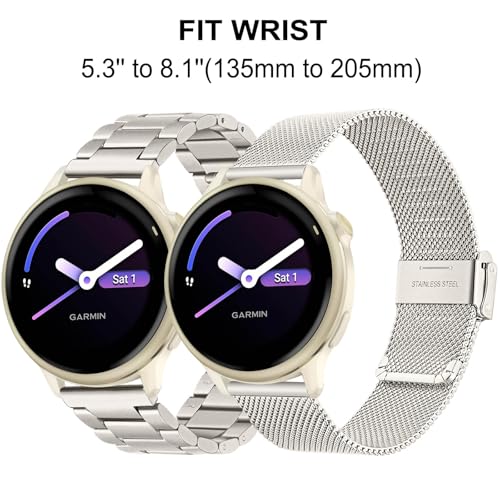 Correas de acero inoxidable para reloj vivoactive mujer miniatura 2