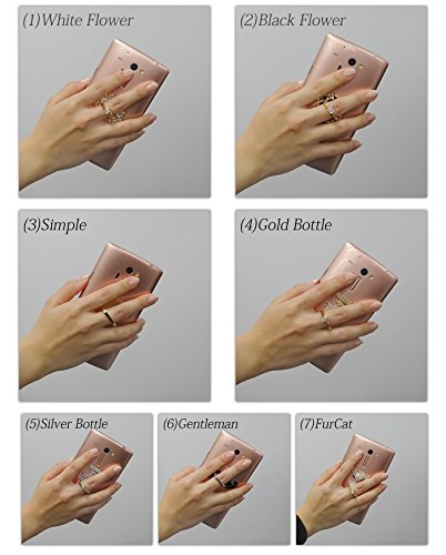 Amazon | スマホリング ラインストーンの輝きがまるでジュエリーのよう