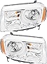 For Honda Pilot Headlights Lamps Set 2012 2013 2014 2015 Halogen Driver and Passenger Side