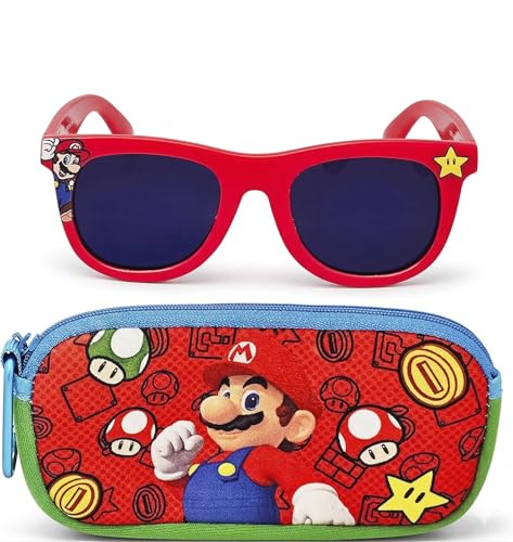 Lunettes de soleil Super Mario protégeant les yeux des enfants de l'été