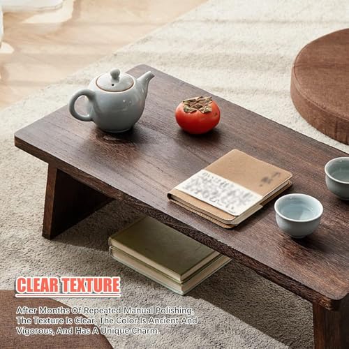 Mesa de centro japonesa con diseño plegable fácil de almacenar 8