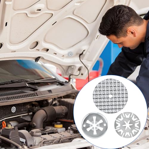 12 Sets Hitzeschutzplatte Reparatursatz für Auto, 30mm Klemmscheiben Hitzeschutzblech, 52mm Reparaturbleche, Hitzeschild Befestigungs Reparatursatz, Kompatibel mit VW Skoda 6715468 N90335004