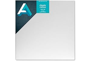 Pre-Stretched Studio Canvas - 14 Inches by 14 Inches