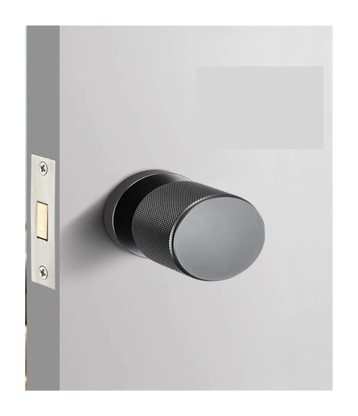 BSAXITHZB Single-Sided Invisible Door Lock Indoor Hidden with Key Household Hardware Accessories(Grey A)