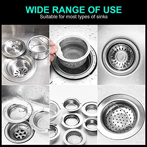 image for Tatuo 300 Pieces Kitchen Sink Strainer Mesh Bag Disposable Mesh Sink S