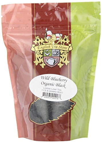 English Tea Store Loose Leaf, Wild Blueberry Organic Black Tea, 4 Ounce (Pack Of 3) #TOP2