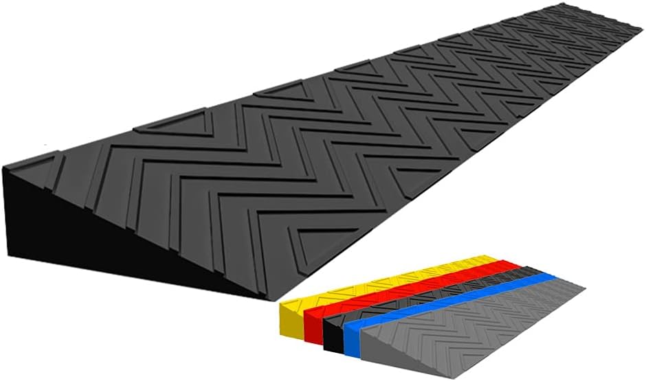 YDDZ Rampa de Umbral Alto de 2-5 Cm para Interiores Y Exteriores Longitud de 100 Cm Capacidad de Carga Rampa de Acera de 2000 Kg Adecuada para Robots de Barrido, Sillas de Ruedas Coches de Juguete