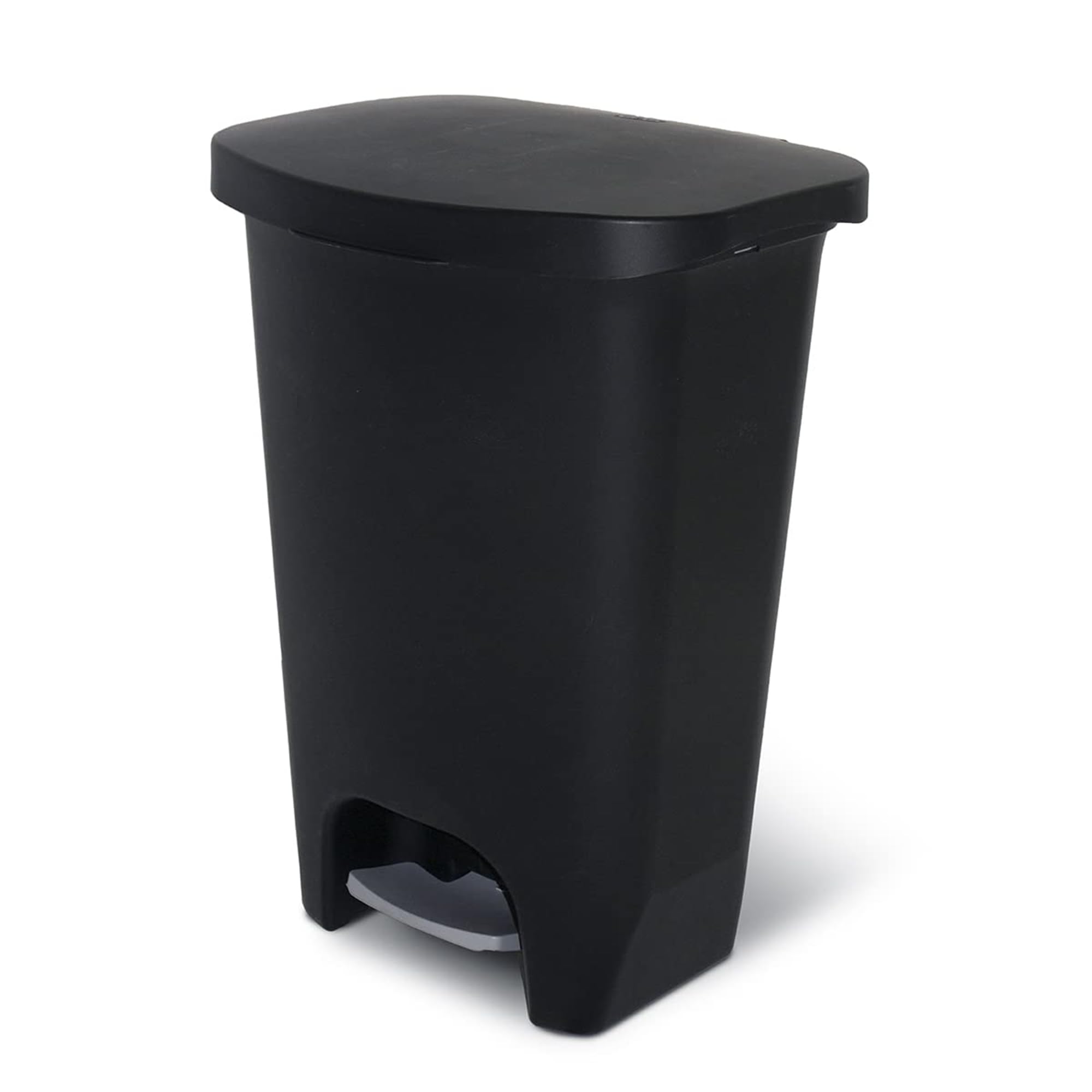 Glad 13 Gallon / 52 Liter Plastic Step Trash Can with CloroxTM Odor Protection