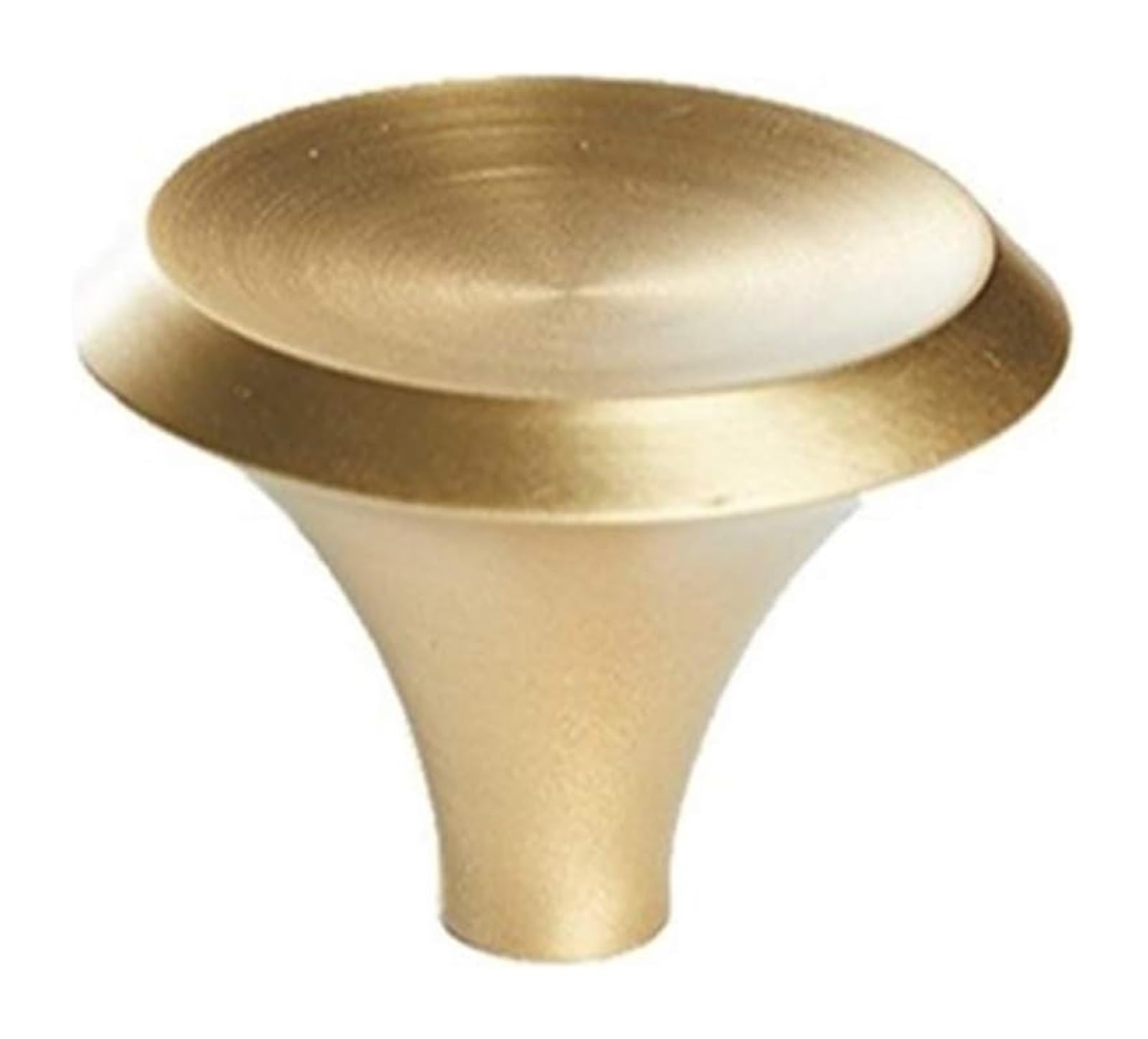 VOPLIVAT Vintage Brass Cabinet Drawer Pulls, Pure Round Copper Cupboard Door Knob Drawer Handle