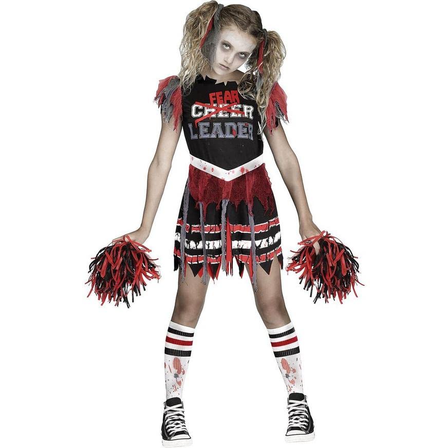 Fun World Girls Zombie Fearleader Costume