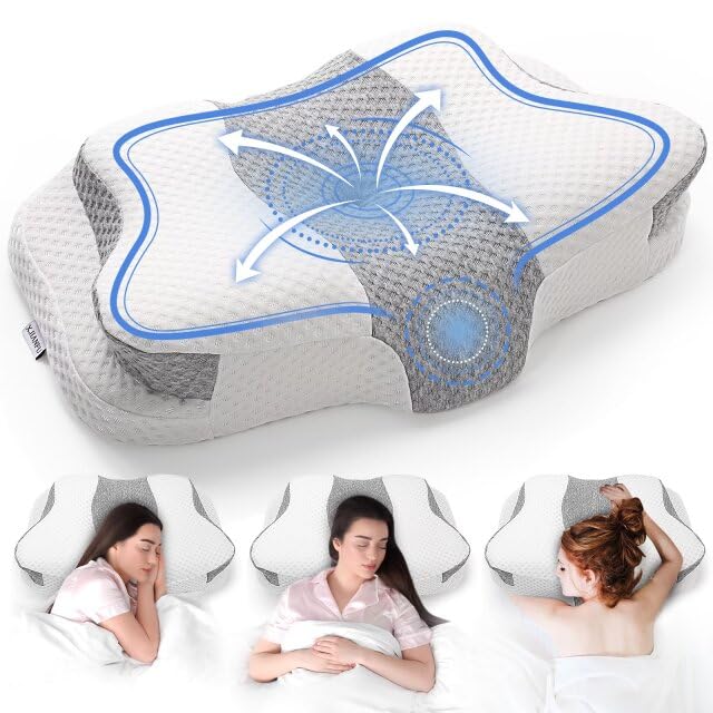 XJIANFU Memory Foam Kissen,Orthopädisches Kopfkissen,...