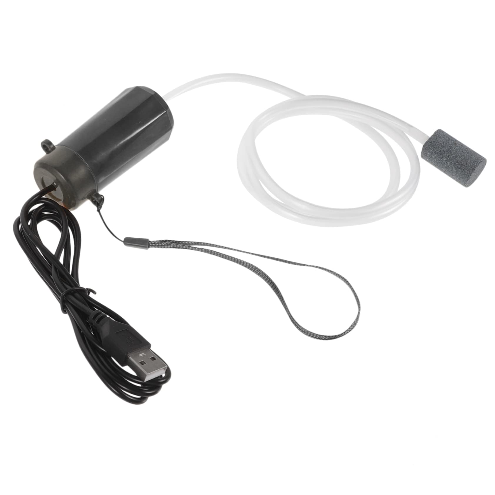 Toddmomy 3piezas Bomba De Aire USB para Acuario Compresor De Portátil Generador De Burbujas Silencioso para Tanques De Peces y Plantas Compacto y Oxigenación