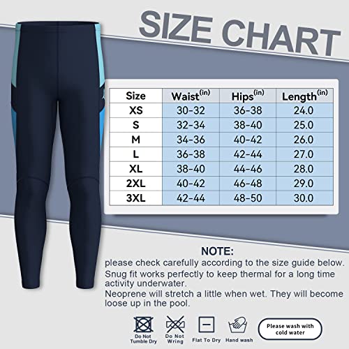 image for GoldFin Wetsuit Pants Men, 3mm Neoprene Pants Keep Warm for Water Divi