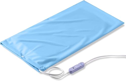 Boncare Almohadilla térmica grande sin apagado automático para calambres y alivio del dolor de espalda, ajustes de temperatura alta y baja,