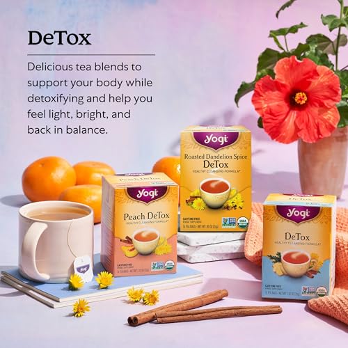 image for Yogi Tea - DeTox Tea (6 Pack) - Healthy Cleansing Formula with Traditi