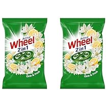 Wheel Green Powder Lemon and Jasmin – 1 kg (Pack of 2)