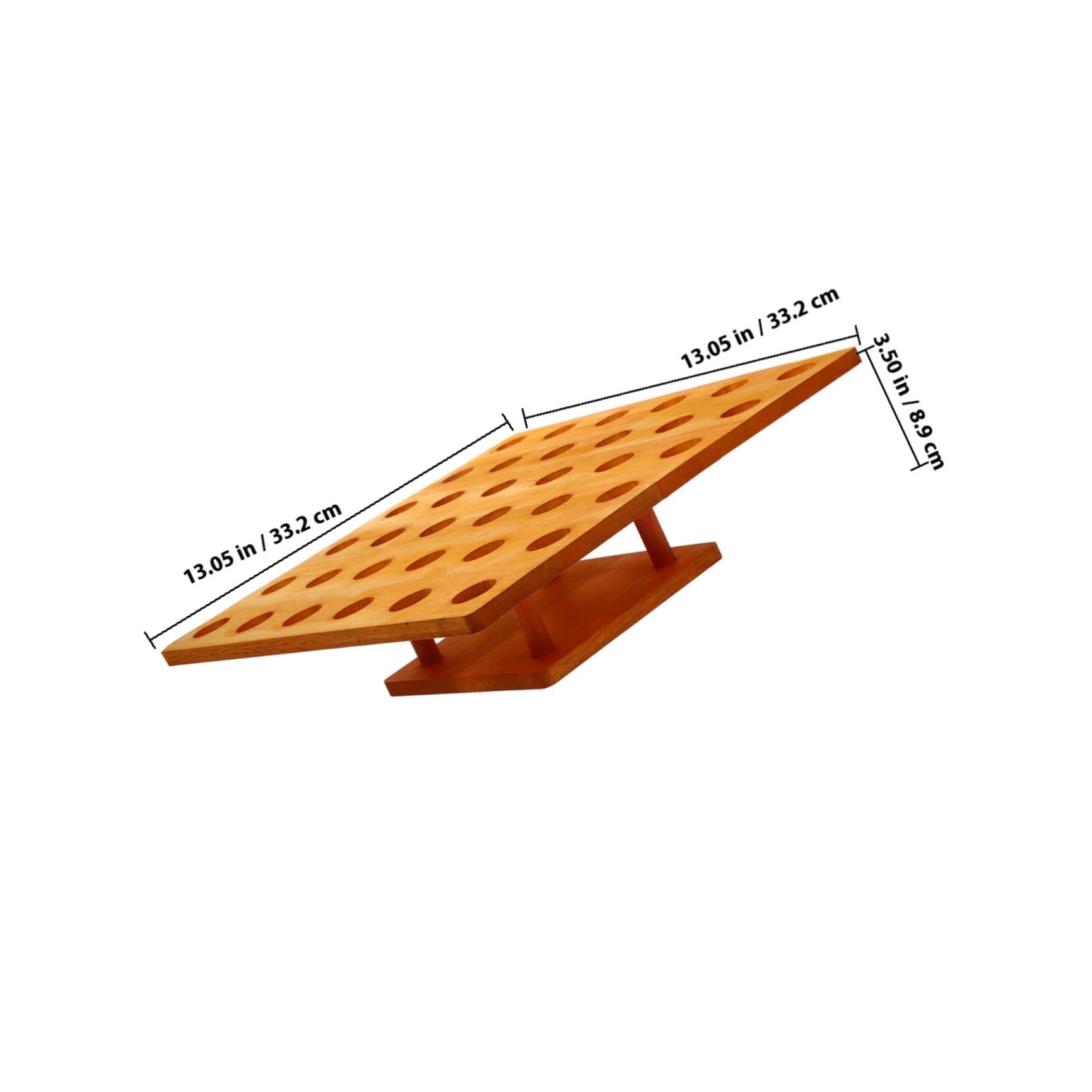 Porta Coni e Finitura Levigata Superficie Liscia in Legno Gelato Supporto da Banco Semplice ed Elegante per Gelaterie e Ristoranti