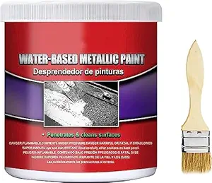 TERXA Metal Rust Remover | Water Based Rust Paint For Railings Fleet | Gardening Tool & Accessories | Home & Kitchen Rust Cleaner Tool & Supplies (Pack of 1,Multicolor)