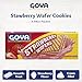 Strawberry Wafer Cookies by Goya, Light and Crisp Wafer Cookies, Sweet Snacks for School and Work, Lunch Box Treats, Baked Goods, 4.94 oz.