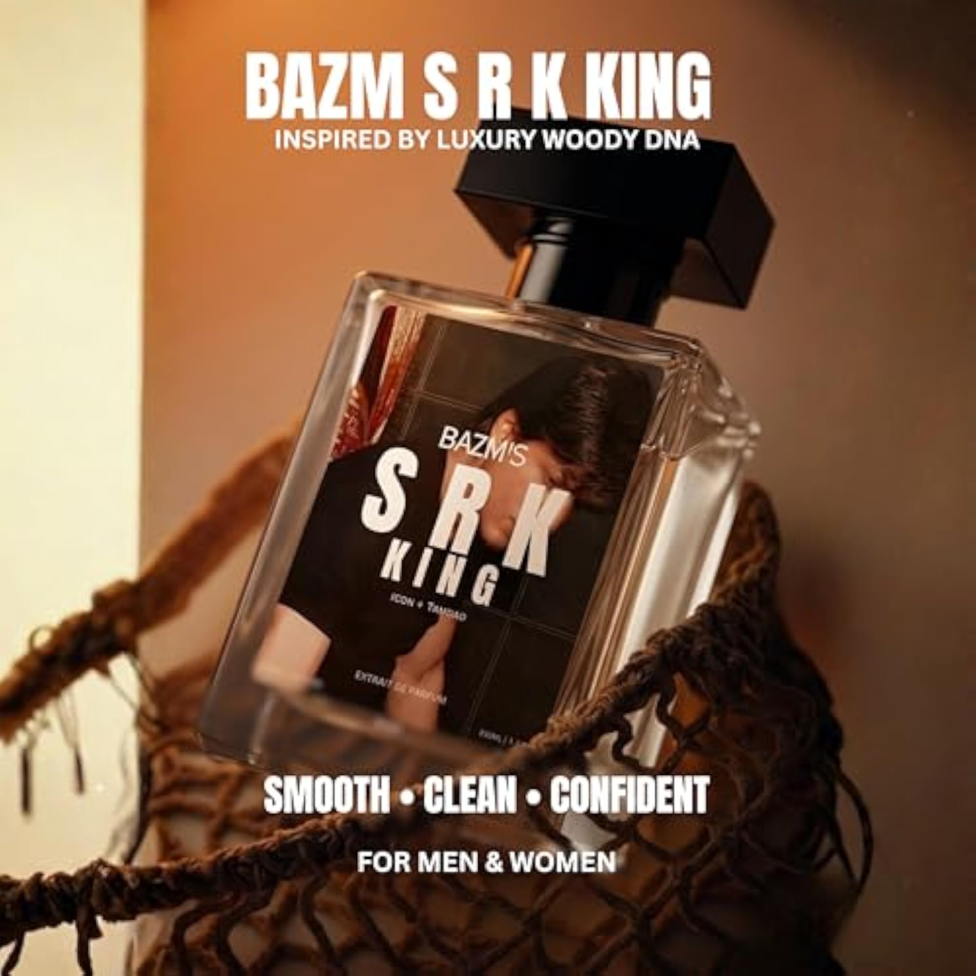 SRK King Extrait De Parfum, Luxury Woody Fragrance 50ml