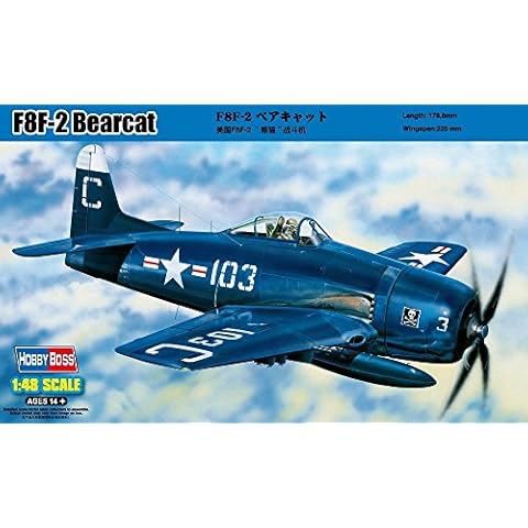 Hobbyboss 1:48 Scale F8F-2 Bearcat Assembly Kit Cover