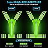 Topward LED Reflective Vest Safety Gear, Light Up Vest for Night Walking Cycling, High Visibility Running Vest with Reflective Strips, USB Rechargeable with Adjustable Waist/Shoulder #2