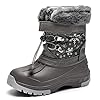 AiEles Kids Waterproof Snow Boots Boys Girls Duck Winter Boot Fur Warm Outdoor (Little Kids/Big Kids)