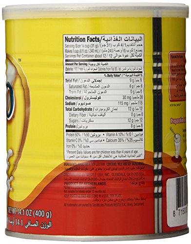 Nestle Nido Milk Powder, Imported, (400 gm), 14.1-Ounce Cans (Pack of 3)