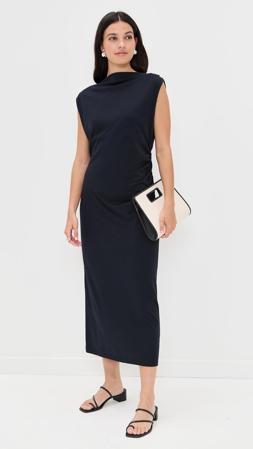 Vince Women's Cowl Neck Muscle Tee Dress - Image 5